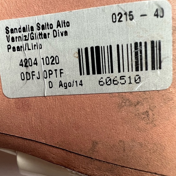 Schutz White Embellished Patform Heeled Sandals Size 7 - Picture 5 of 7